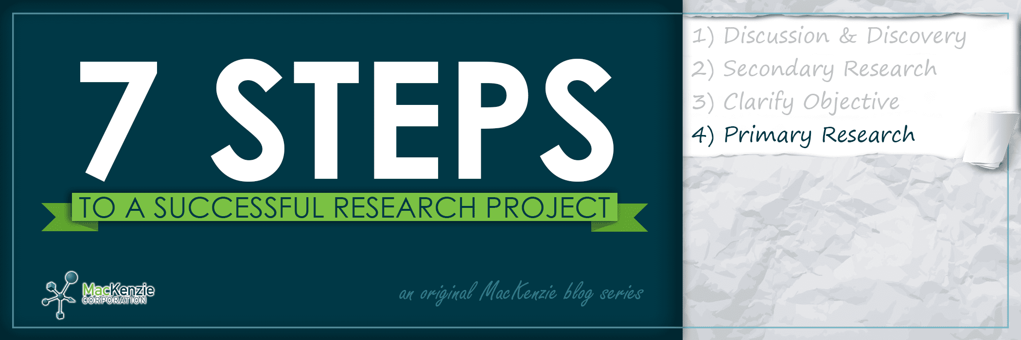 A Successful Research Project – Step 4: Primary Research